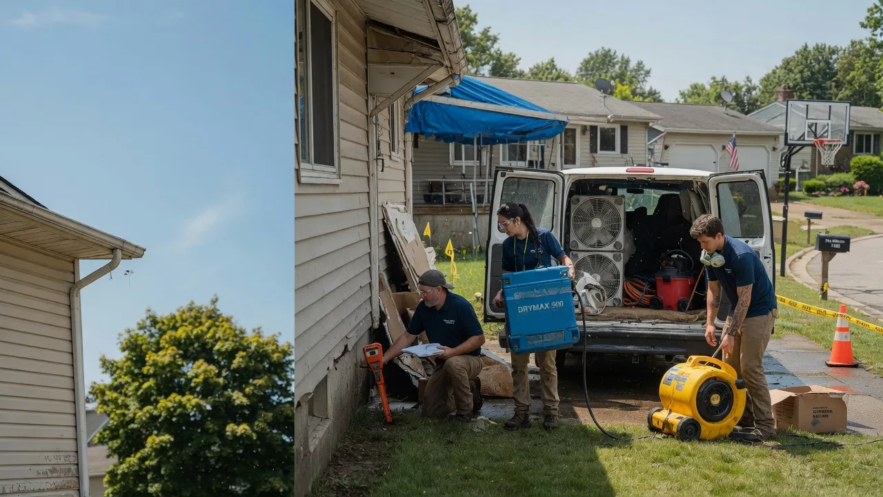 Ceiling Leak Cleanup in East Lynn, IL near me